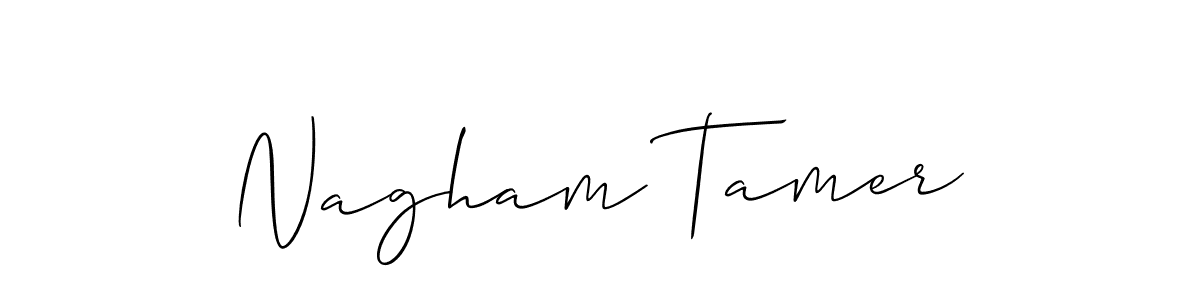 Make a short Nagham Tamer signature style. Manage your documents anywhere anytime using Allison_Script. Create and add eSignatures, submit forms, share and send files easily. Nagham Tamer signature style 2 images and pictures png