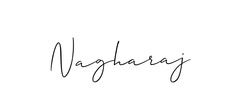 Make a beautiful signature design for name Nagharaj. With this signature (Allison_Script) style, you can create a handwritten signature for free. Nagharaj signature style 2 images and pictures png