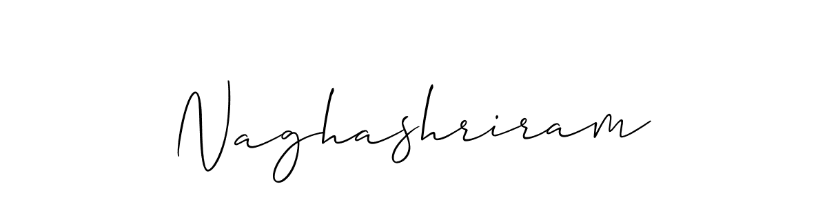 How to make Naghashriram signature? Allison_Script is a professional autograph style. Create handwritten signature for Naghashriram name. Naghashriram signature style 2 images and pictures png