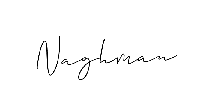 Make a beautiful signature design for name Naghman. Use this online signature maker to create a handwritten signature for free. Naghman signature style 2 images and pictures png