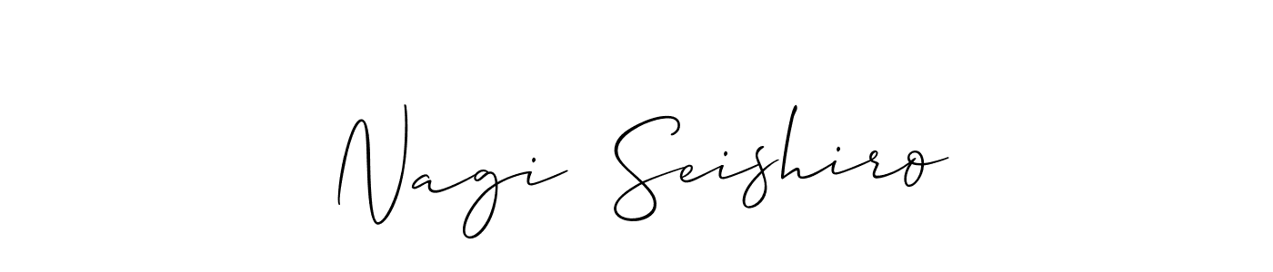 Make a beautiful signature design for name Nagi  Seishiro. Use this online signature maker to create a handwritten signature for free. Nagi  Seishiro signature style 2 images and pictures png