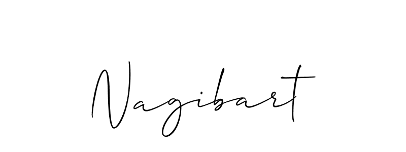 How to make Nagibart name signature. Use Allison_Script style for creating short signs online. This is the latest handwritten sign. Nagibart signature style 2 images and pictures png