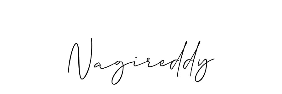 Make a beautiful signature design for name Nagireddy. Use this online signature maker to create a handwritten signature for free. Nagireddy signature style 2 images and pictures png