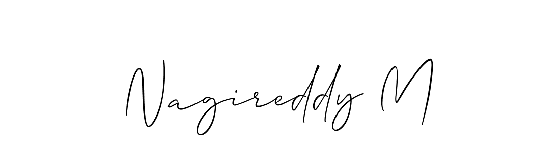 You can use this online signature creator to create a handwritten signature for the name Nagireddy M. This is the best online autograph maker. Nagireddy M signature style 2 images and pictures png