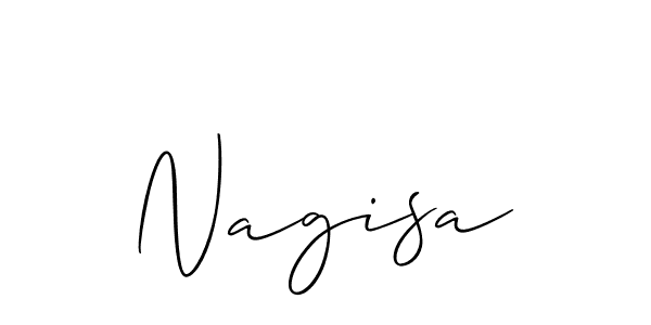 Also we have Nagisa name is the best signature style. Create professional handwritten signature collection using Allison_Script autograph style. Nagisa signature style 2 images and pictures png