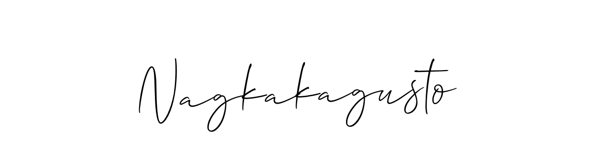 This is the best signature style for the Nagkakagusto name. Also you like these signature font (Allison_Script). Mix name signature. Nagkakagusto signature style 2 images and pictures png