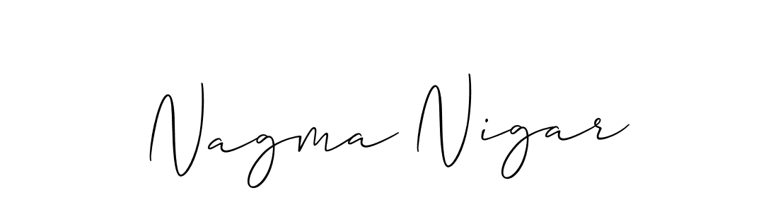 You can use this online signature creator to create a handwritten signature for the name Nagma Nigar. This is the best online autograph maker. Nagma Nigar signature style 2 images and pictures png