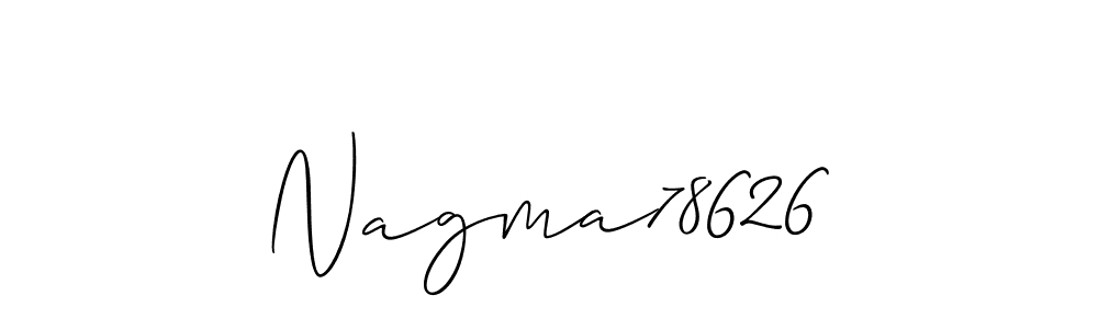 Here are the top 10 professional signature styles for the name Nagma78626. These are the best autograph styles you can use for your name. Nagma78626 signature style 2 images and pictures png