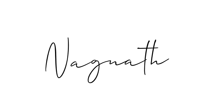 Also we have Nagnath name is the best signature style. Create professional handwritten signature collection using Allison_Script autograph style. Nagnath signature style 2 images and pictures png