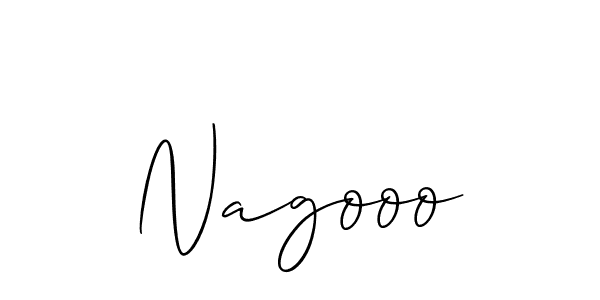 Also You can easily find your signature by using the search form. We will create Nagooo name handwritten signature images for you free of cost using Allison_Script sign style. Nagooo signature style 2 images and pictures png