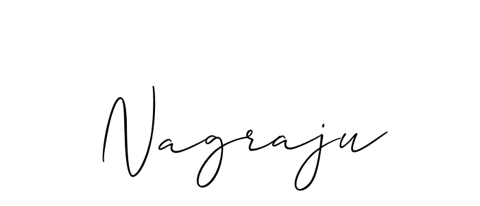 How to make Nagraju signature? Allison_Script is a professional autograph style. Create handwritten signature for Nagraju name. Nagraju signature style 2 images and pictures png
