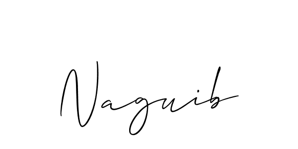 It looks lik you need a new signature style for name Naguib. Design unique handwritten (Allison_Script) signature with our free signature maker in just a few clicks. Naguib signature style 2 images and pictures png