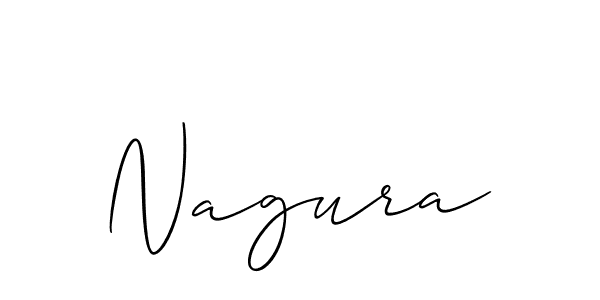 Also You can easily find your signature by using the search form. We will create Nagura name handwritten signature images for you free of cost using Allison_Script sign style. Nagura signature style 2 images and pictures png