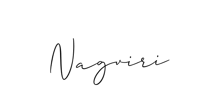 How to Draw Nagviri signature style? Allison_Script is a latest design signature styles for name Nagviri. Nagviri signature style 2 images and pictures png