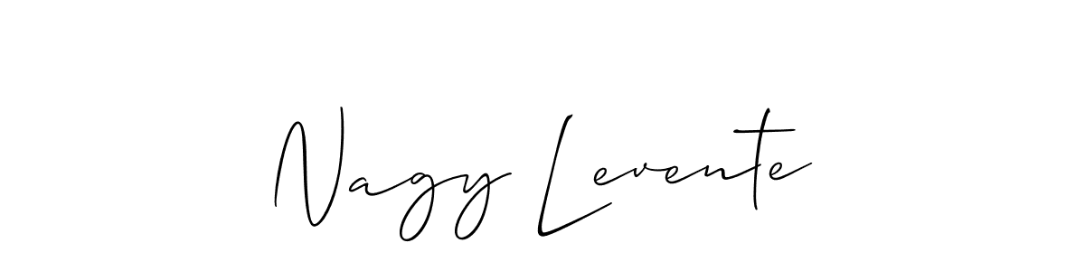 Check out images of Autograph of Nagy Levente name. Actor Nagy Levente Signature Style. Allison_Script is a professional sign style online. Nagy Levente signature style 2 images and pictures png