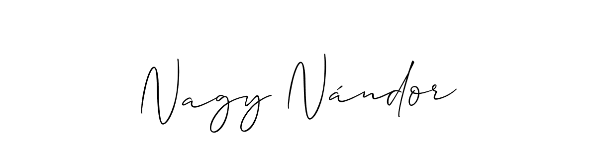 How to Draw Nagy Nándor signature style? Allison_Script is a latest design signature styles for name Nagy Nándor. Nagy Nándor signature style 2 images and pictures png