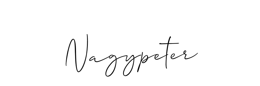 How to Draw Nagypeter signature style? Allison_Script is a latest design signature styles for name Nagypeter. Nagypeter signature style 2 images and pictures png