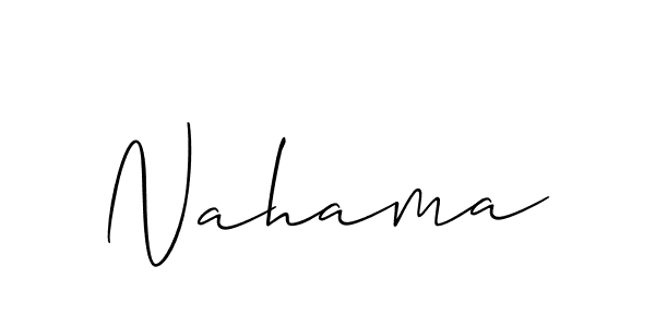 You can use this online signature creator to create a handwritten signature for the name Nahama. This is the best online autograph maker. Nahama signature style 2 images and pictures png