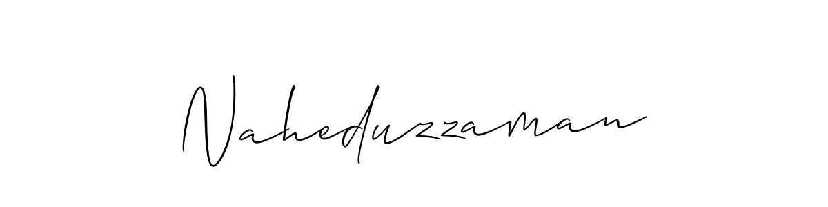 Make a short Naheduzzaman signature style. Manage your documents anywhere anytime using Allison_Script. Create and add eSignatures, submit forms, share and send files easily. Naheduzzaman signature style 2 images and pictures png