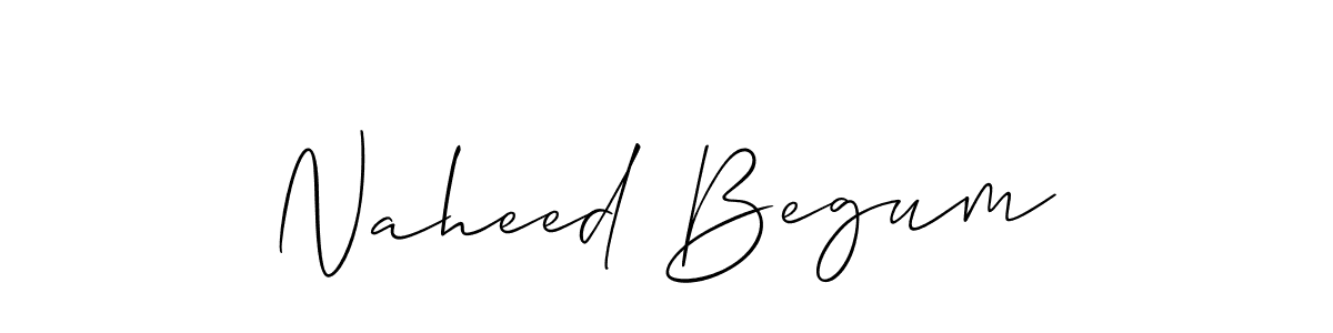 How to Draw Naheed Begum signature style? Allison_Script is a latest design signature styles for name Naheed Begum. Naheed Begum signature style 2 images and pictures png