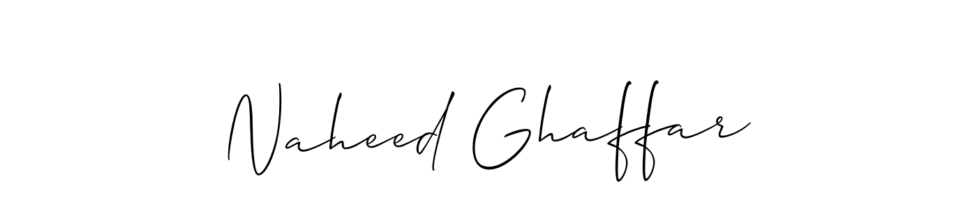 if you are searching for the best signature style for your name Naheed Ghaffar. so please give up your signature search. here we have designed multiple signature styles  using Allison_Script. Naheed Ghaffar signature style 2 images and pictures png