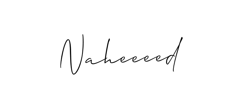 Make a beautiful signature design for name Naheeeed. Use this online signature maker to create a handwritten signature for free. Naheeeed signature style 2 images and pictures png