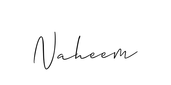 Similarly Allison_Script is the best handwritten signature design. Signature creator online .You can use it as an online autograph creator for name Naheem. Naheem signature style 2 images and pictures png