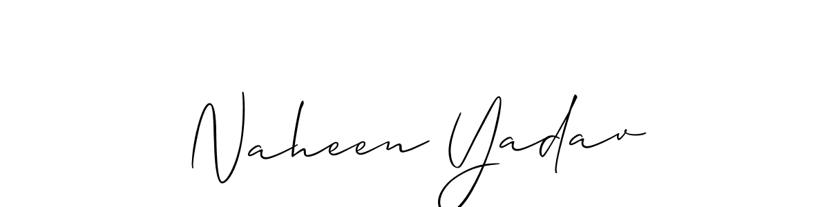 Make a beautiful signature design for name Naheen Yadav. Use this online signature maker to create a handwritten signature for free. Naheen Yadav signature style 2 images and pictures png