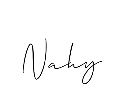 Check out images of Autograph of Nahy name. Actor Nahy Signature Style. Allison_Script is a professional sign style online. Nahy signature style 2 images and pictures png