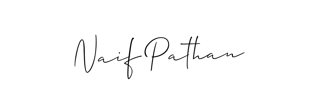 Best and Professional Signature Style for Naif Pathan. Allison_Script Best Signature Style Collection. Naif Pathan signature style 2 images and pictures png