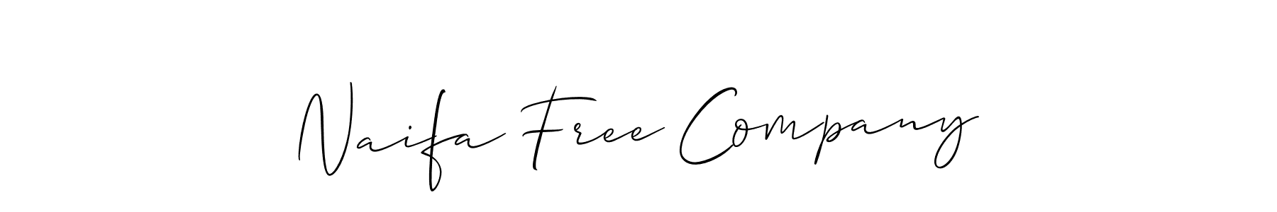 Once you've used our free online signature maker to create your best signature Allison_Script style, it's time to enjoy all of the benefits that Naifa Free Company name signing documents. Naifa Free Company signature style 2 images and pictures png