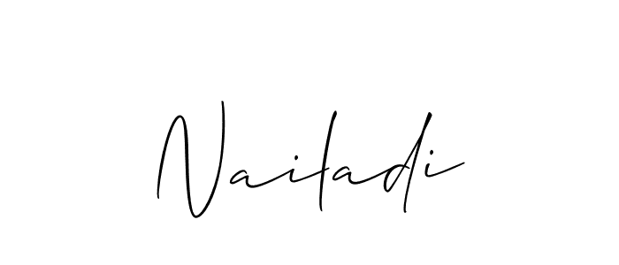 Here are the top 10 professional signature styles for the name Nailadi. These are the best autograph styles you can use for your name. Nailadi signature style 2 images and pictures png