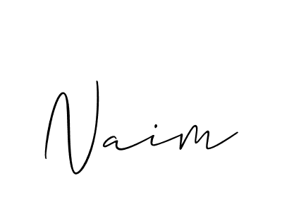 Also we have Naim name is the best signature style. Create professional handwritten signature collection using Allison_Script autograph style. Naim signature style 2 images and pictures png
