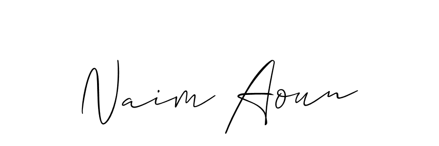 This is the best signature style for the Naim Aoun name. Also you like these signature font (Allison_Script). Mix name signature. Naim Aoun signature style 2 images and pictures png