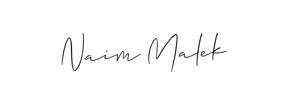 Once you've used our free online signature maker to create your best signature Allison_Script style, it's time to enjoy all of the benefits that Naim Malek name signing documents. Naim Malek signature style 2 images and pictures png