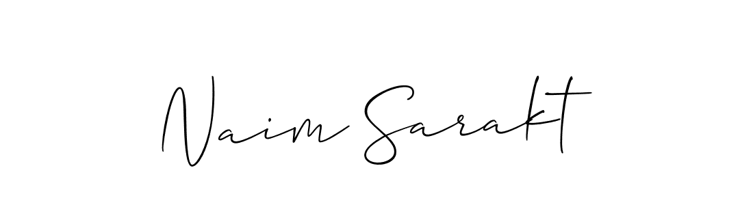 Best and Professional Signature Style for Naim Sarakt. Allison_Script Best Signature Style Collection. Naim Sarakt signature style 2 images and pictures png