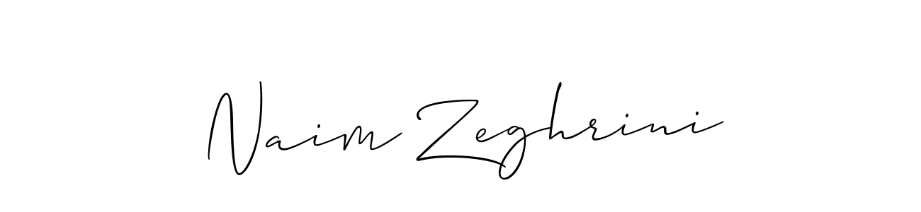 Best and Professional Signature Style for Naim Zeghrini. Allison_Script Best Signature Style Collection. Naim Zeghrini signature style 2 images and pictures png