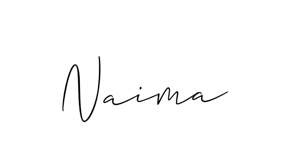 How to Draw Naima  signature style? Allison_Script is a latest design signature styles for name Naima . Naima  signature style 2 images and pictures png