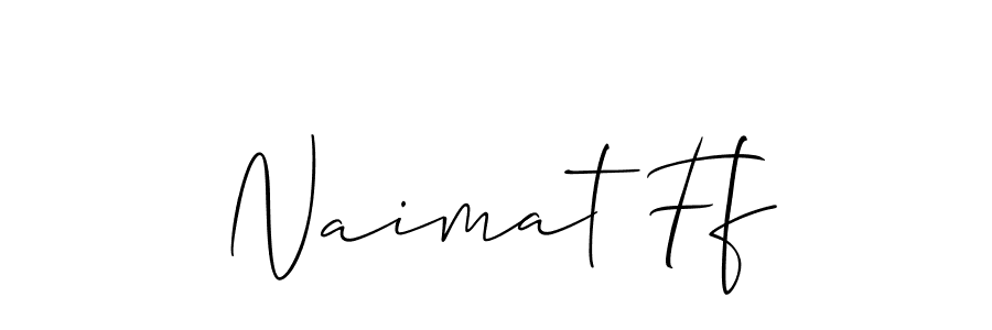 How to Draw Naimat Ff signature style? Allison_Script is a latest design signature styles for name Naimat Ff. Naimat Ff signature style 2 images and pictures png