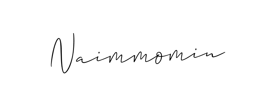 It looks lik you need a new signature style for name Naimmomin. Design unique handwritten (Allison_Script) signature with our free signature maker in just a few clicks. Naimmomin signature style 2 images and pictures png