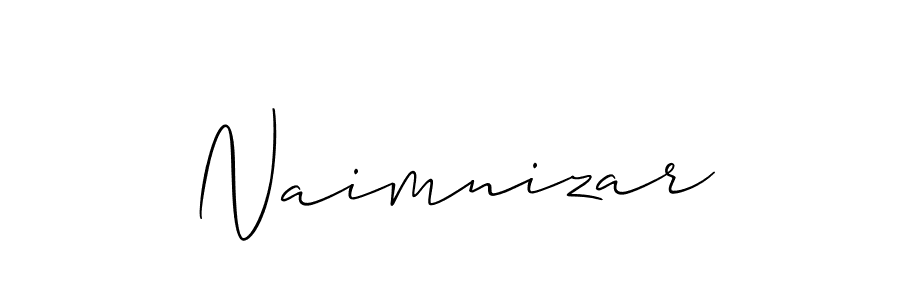How to make Naimnizar name signature. Use Allison_Script style for creating short signs online. This is the latest handwritten sign. Naimnizar signature style 2 images and pictures png