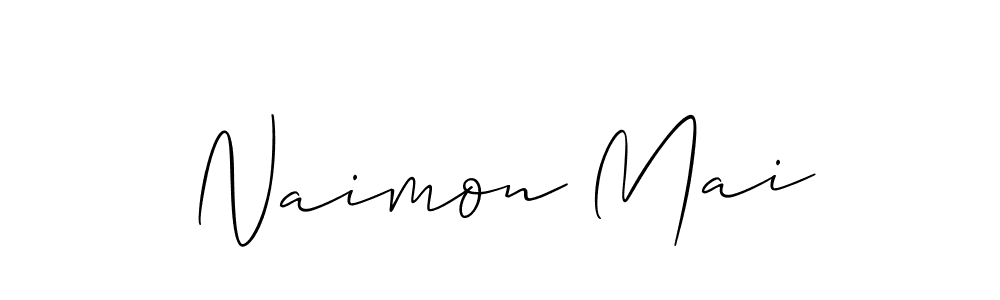 Make a beautiful signature design for name Naimon Mai. Use this online signature maker to create a handwritten signature for free. Naimon Mai signature style 2 images and pictures png