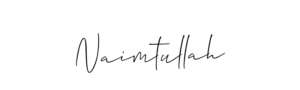 How to Draw Naimtullah signature style? Allison_Script is a latest design signature styles for name Naimtullah. Naimtullah signature style 2 images and pictures png