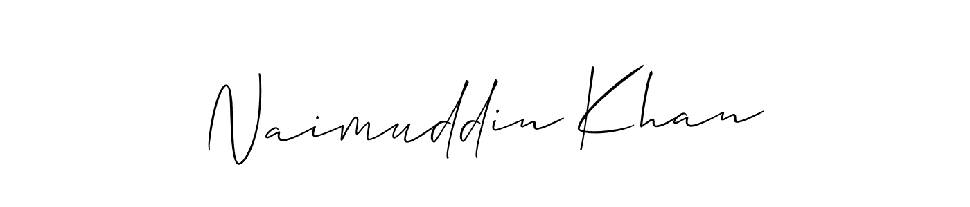 This is the best signature style for the Naimuddin Khan name. Also you like these signature font (Allison_Script). Mix name signature. Naimuddin Khan signature style 2 images and pictures png