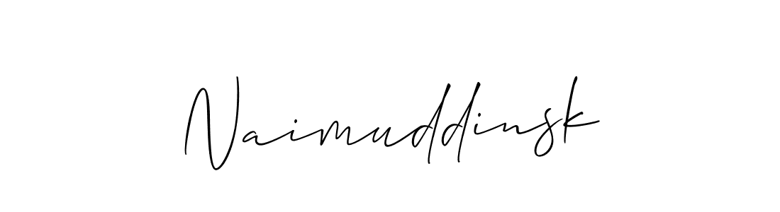 Also we have Naimuddinsk name is the best signature style. Create professional handwritten signature collection using Allison_Script autograph style. Naimuddinsk signature style 2 images and pictures png