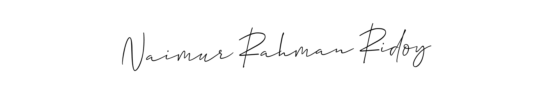 Here are the top 10 professional signature styles for the name Naimur Rahman Ridoy. These are the best autograph styles you can use for your name. Naimur Rahman Ridoy signature style 2 images and pictures png