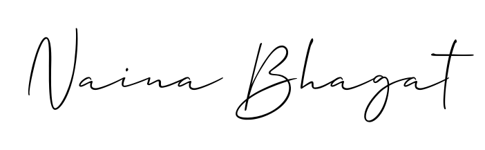 The Allison_Script signature style provides a bold statement for name Naina Bhagat. Designed for business owners, executives, and leaders. Naina Bhagat signature style 2 images and pictures png