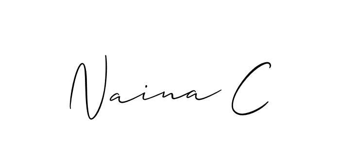 This is the best signature style for the Naina C name. Also you like these signature font (Allison_Script). Mix name signature. Naina C signature style 2 images and pictures png