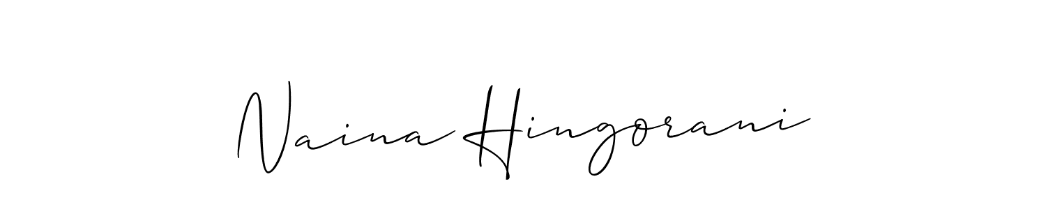 Once you've used our free online signature maker to create your best signature Allison_Script style, it's time to enjoy all of the benefits that Naina Hingorani name signing documents. Naina Hingorani signature style 2 images and pictures png