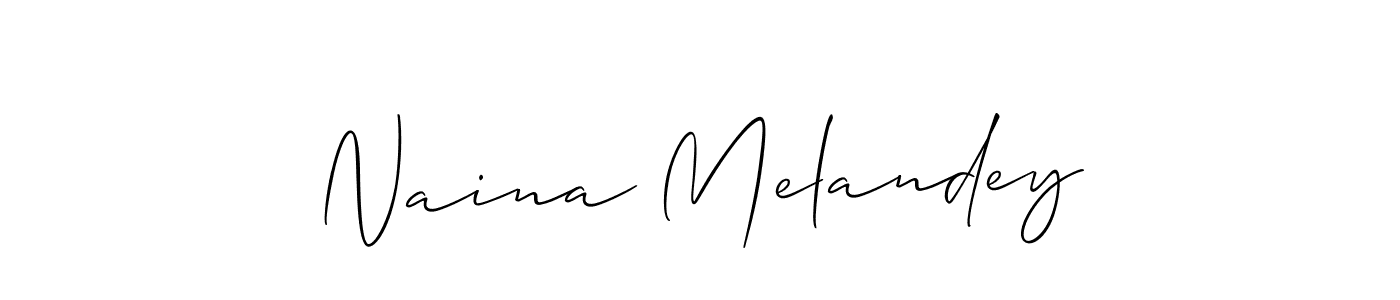 Similarly Allison_Script is the best handwritten signature design. Signature creator online .You can use it as an online autograph creator for name Naina Melandey. Naina Melandey signature style 2 images and pictures png